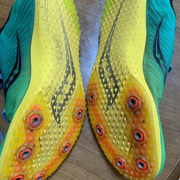 Saucony Havok cross country XC spikes size 9 - Picture 2 of 3